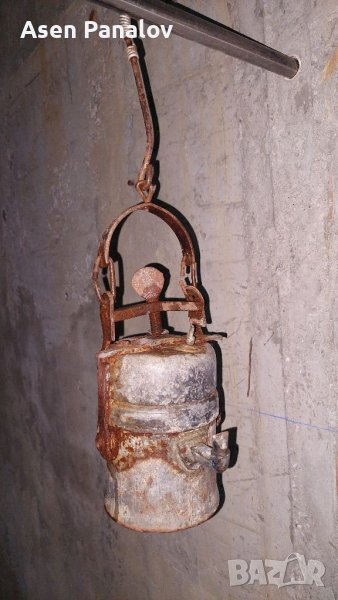 Стара карбидна лампа, снимка 1