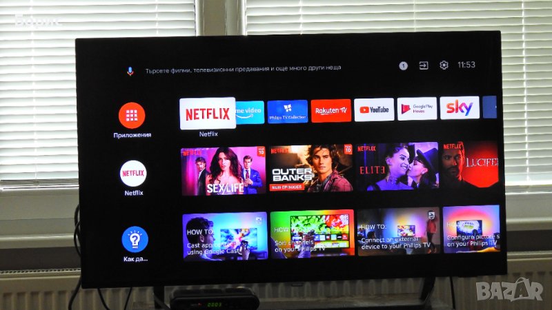 Телевизор PHILIPS 4k UND LED Android TV 43PUS737312, снимка 1