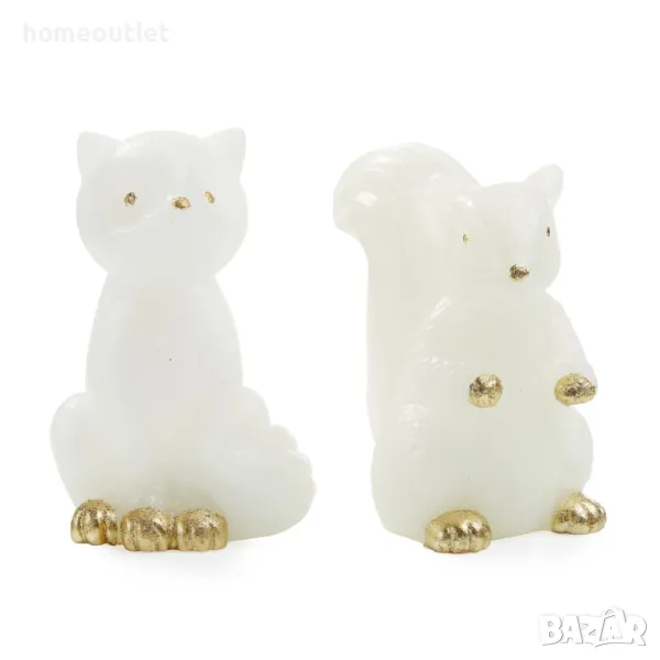 Комплект от 2 бр детски нощни лампички, коте и катеричка, снимка 1