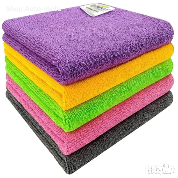 К-т микрофибърни кърпи Automat, 40x40см, 5бр, снимка 1