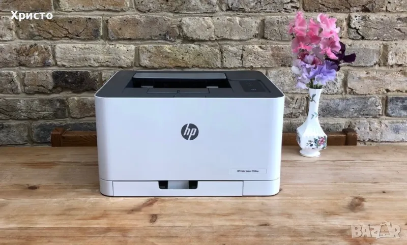 НОВ!!! Цветен лазерен принтер HP 150NW, Мрежов, Безжичен, A4, снимка 1