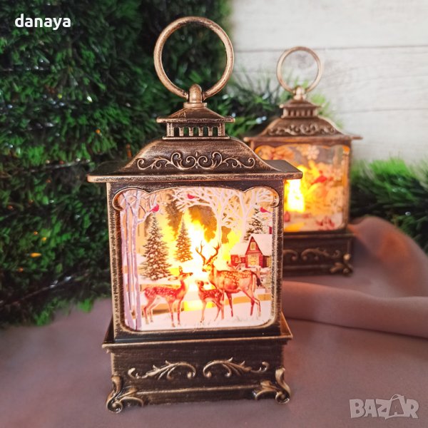 3175 Светещ коледен фенер, снимка 1