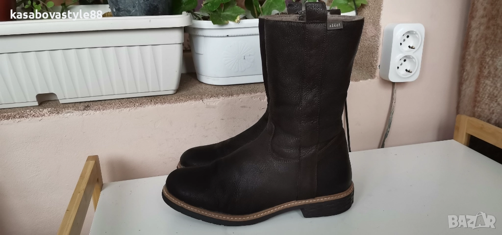 Ботуши Clic! Естествена кожа , снимка 1