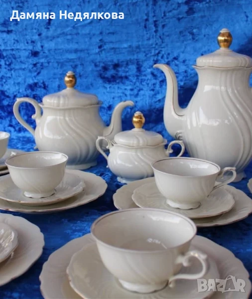 порцеланов сервиз за чай Seltmann Weiden Bavaria, снимка 1