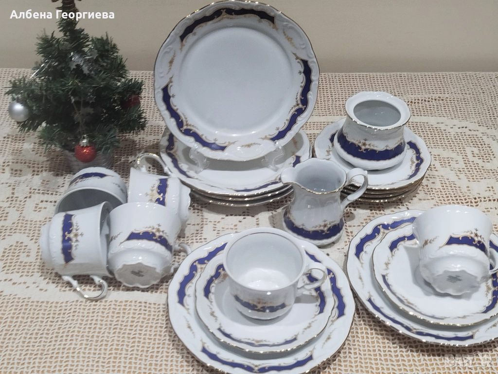 Баварски порцелнов сервиз за кафе MITTERTEICH BAVARIA 🍵🌹, снимка 1