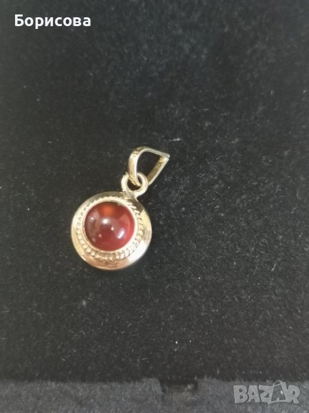 Висулка с червен ахат, снимка 1