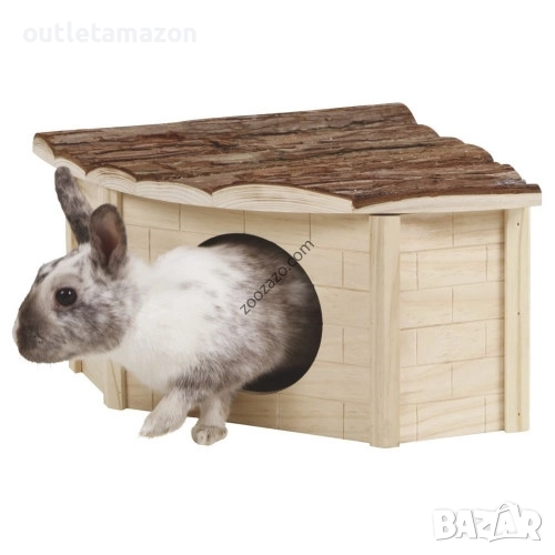 Ъглова къщичка за гризачи - 25x25x17см. - KERBL , снимка 1