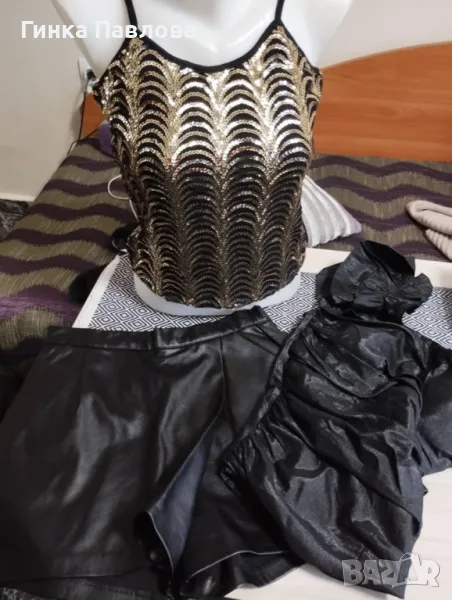 Сет къси панталони, потник, снимка 1