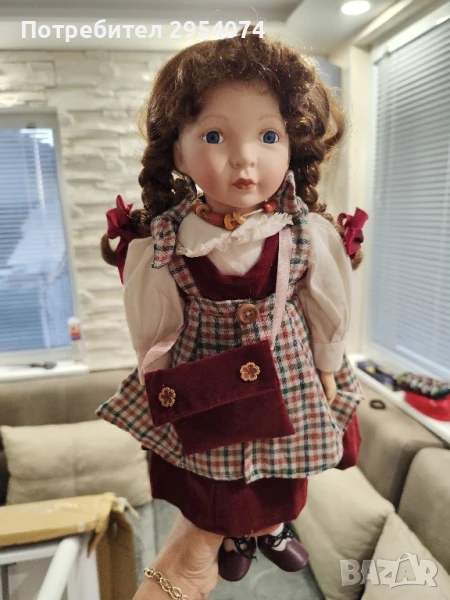 порцеланова кукла 35лв , снимка 1