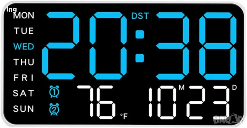 Електронен часовник – Мултифункционален дигитален, снимка 1