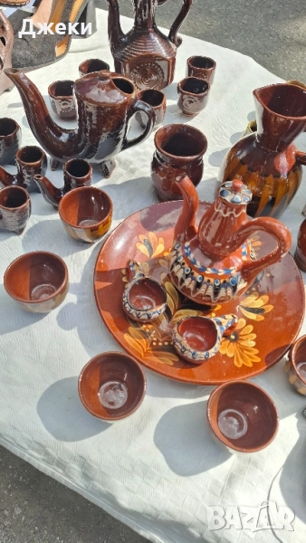 КЕРАМИКА-4 комп.(20бр.чашки)финна керамика-антика, снимка 1