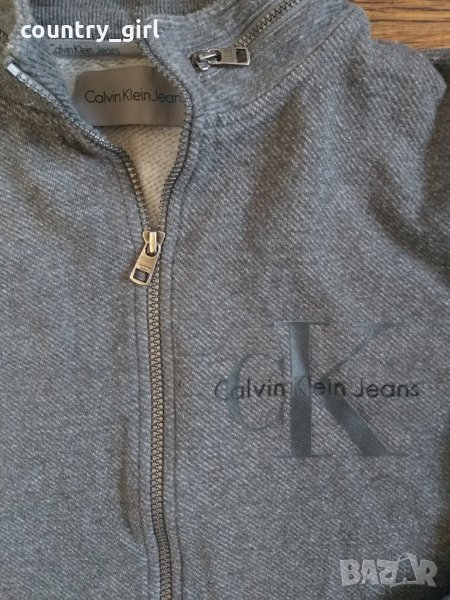 calvin klein jeans grey - страхотно мъжко горнище, снимка 1