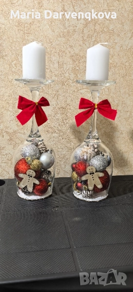 коледен свещник , снимка 1