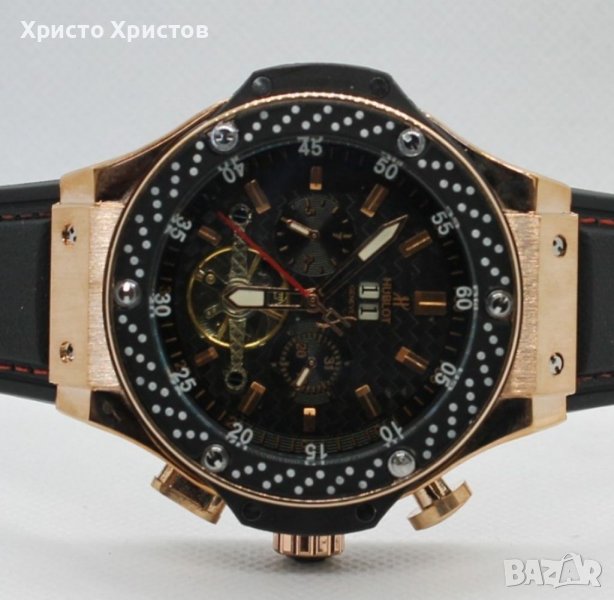 Мъжки механичен луксозен часовник Hublot F 1, снимка 1