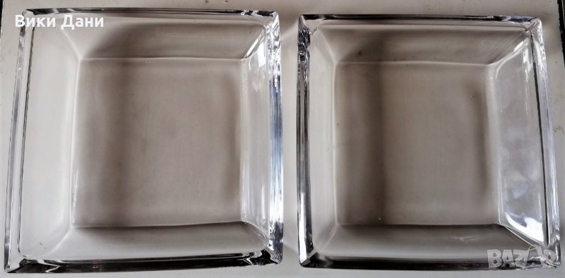 две Масивни Кристални Купи Бонбониери 70те Бохемия, снимка 1