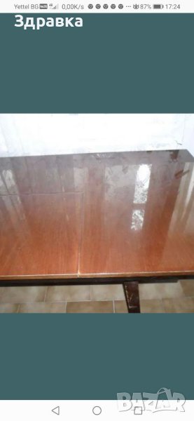 Разтегателен трапезна маса за хранене, снимка 1