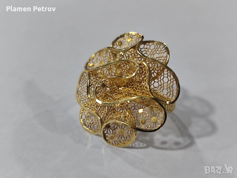 Златен пръстен 14 карата, снимка 1