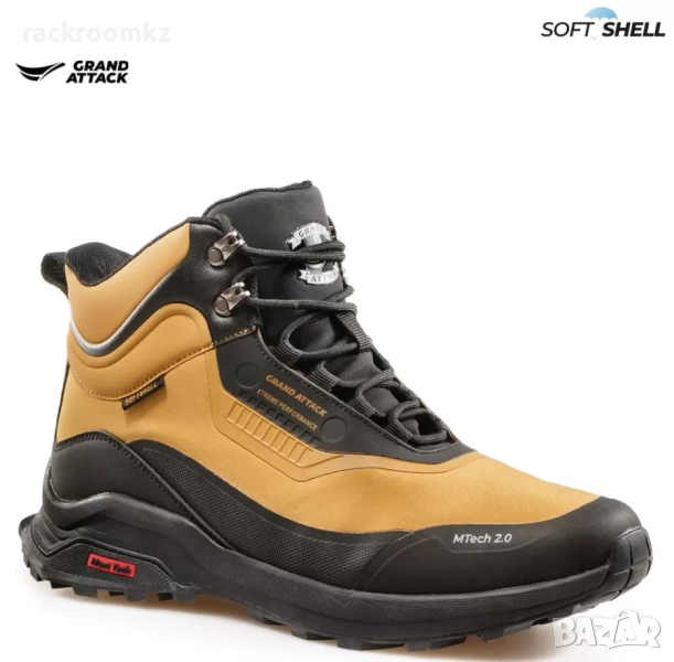 Мъжки водонепромокаеми боти Grand Attack с Soft Shell и здрава подметка – 30992-3 camel, снимка 1