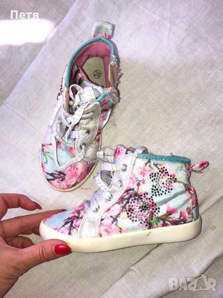 Детски маратонки на цветя, снимка 1