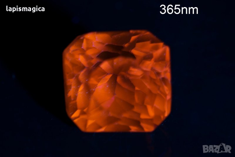 Розов кунцит сподумен 2.13ct флуоресцентен октагон шлифовка, снимка 1