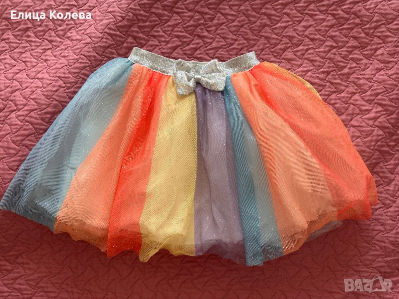 Breeze многоцветна пола с пластове тюл 140 см 10 г , снимка 1