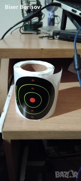 Самозалепващи Мишени за Еърсофт и Въздушни Оръжия 100 броя, снимка 1