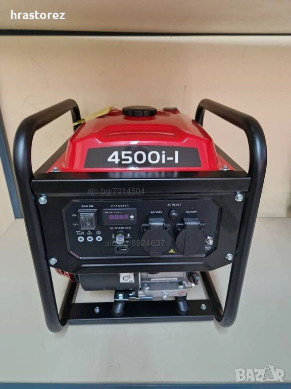 Генератори 3,5 KW Инверторен ГЕНЕРАТОР за Ток - МОНОФАЗЕН, снимка 1