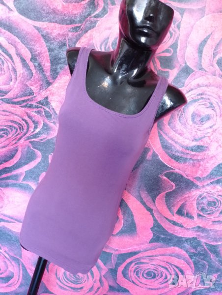 Лилава туника потник по тялото М, снимка 1