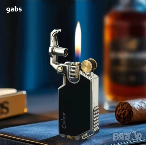 Бензинова запалка CHIEF ,три цвята ,подаръчна кутия, снимка 11 - Запалки - 52391031