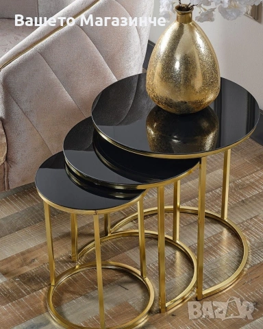 Стилни холни масички от закалено стъкло, снимка 2 - Маси - 53514871
