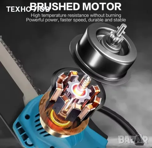 Акумулаторна резачка за дърва и клони с 2 литиевойонни батерии-48v и 2 вериги

, снимка 7 - Други стоки за дома - 36689942