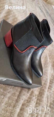 Дамски боти ,естествена кожа 