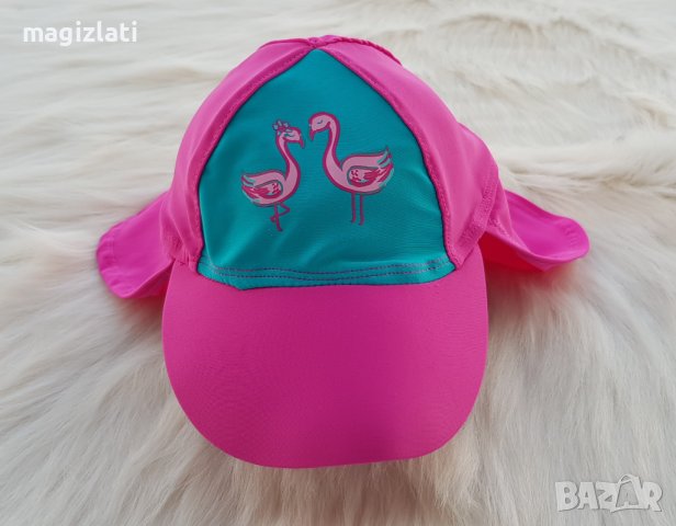 Плажна шапка със защита на вратлето 1-2 години, снимка 10 - Бебешки шапки - 40373735