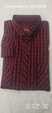 Мъжки ризи Slim fit (вталени) НОВИ - къс ръкав, снимка 8 - Ризи - 50979882