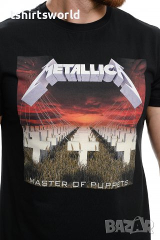 Нова тениска с дигитален печат на музикалната група METALLICA - MASTER OF PUPPETS, снимка 2 - Тениски - 35818283
