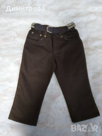 Официален панталон с колан р.92см, снимка 1 - Панталони и долнища за бебе - 28015315