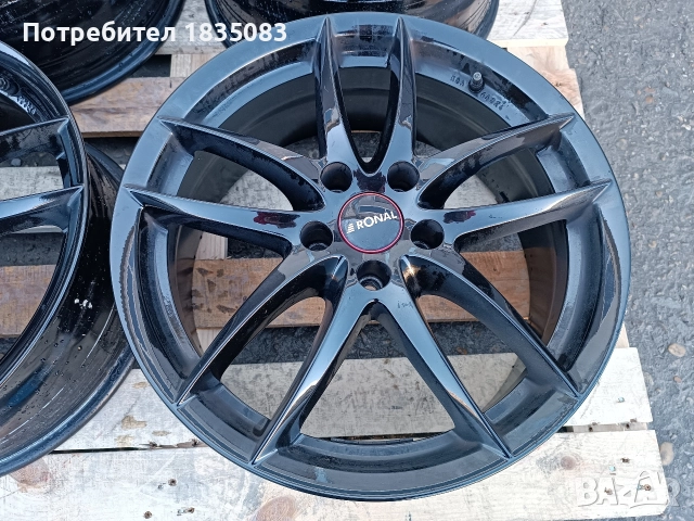 Лети джанти 18ки 5х112 Ronal, снимка 6 - Гуми и джанти - 52866356