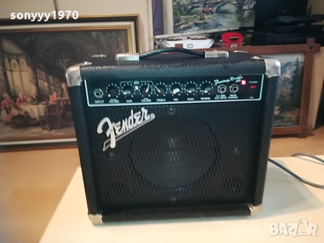 fender frontman reverb amplifier-внос germany-34х30х18см, снимка 3 - Китари - 28338733