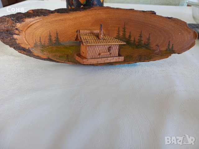 Стъклена бутилка с оплетка и др.сувенири, снимка 5 - Други - 20228549