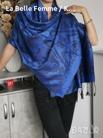 Дамски шал от пашмина, снимка 13 - Шалове - 37343787
