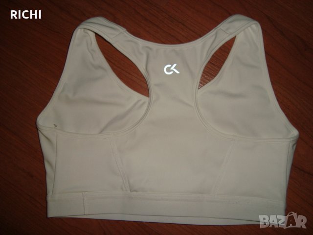 Calvin Klein Performance - бяло ново бюстие, снимка 7 - Корсети, бюстиета, топове - 32520502