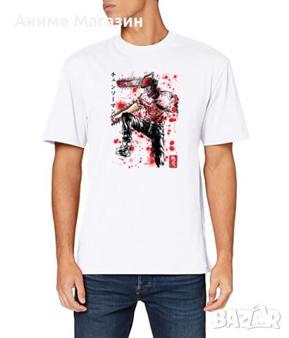 Аниме тениска Chainsaw Man, снимка 1 - Тениски - 42983151