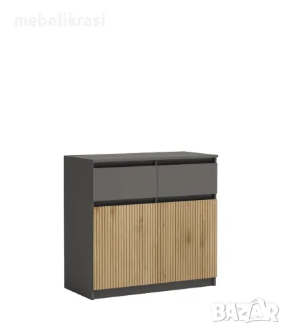 Спален Комплект Симона-графит/канела страта, снимка 11 - Спални и легла - 33448233