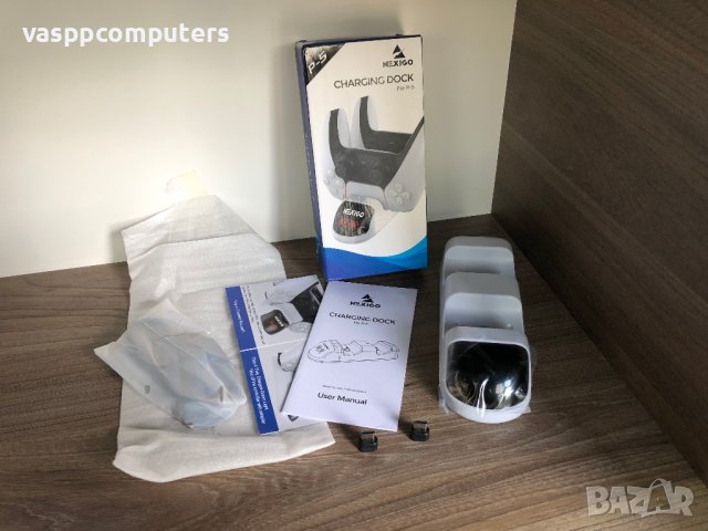 PS5 Докинг зарядна станция Nexigo, двойна, снимка 2 - Аксесоари - 36589514