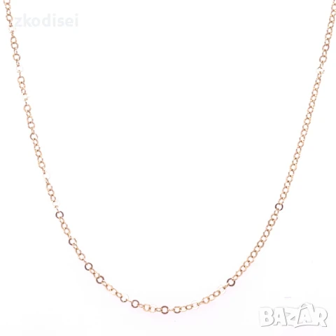 Златен синджир 1,69гр. 45,3см. 14кр. проба:585 модел:33085-1, снимка 2 - Колиета, медальони, синджири - 51042177