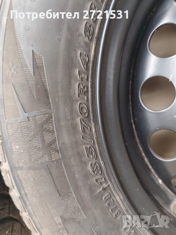 Джанти със Зимни гуми Nexen Winguard Snow G3 185/70/14 Dot3720, снимка 3 - Гуми и джанти - 52168403