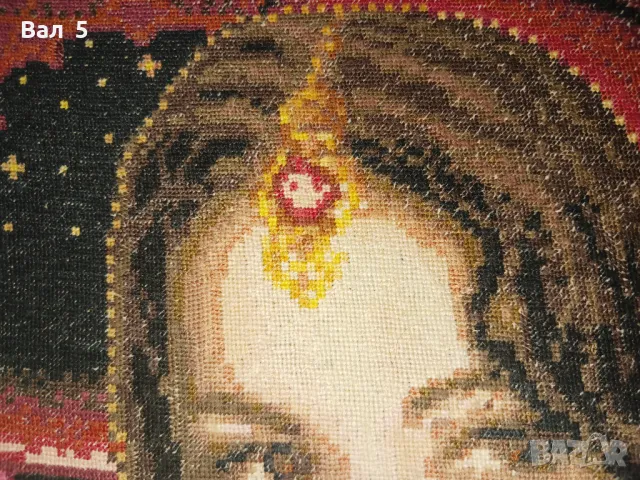 Стар ръчно шит гоблен, снимка 4 - Гоблени - 49561510