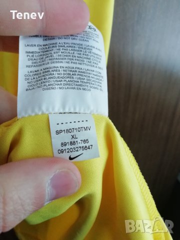 Nike Dri-Fit Golftec XL оригинална мъжка жълта тениска фланелка , снимка 5 - Тениски - 43314711