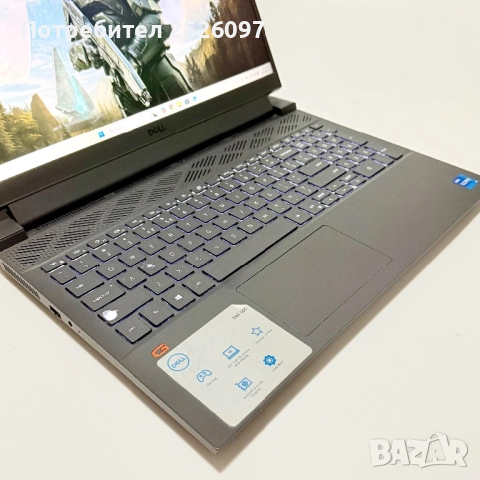 DELL G15/120Hz IPS/i7-11800H/RTX 3050/1TB NVMe/16GB DDR4, снимка 7 - Лаптопи за игри - 52362081