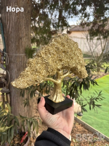 Декоративно златно дърво, снимка 4 - Декорация за дома - 53404492